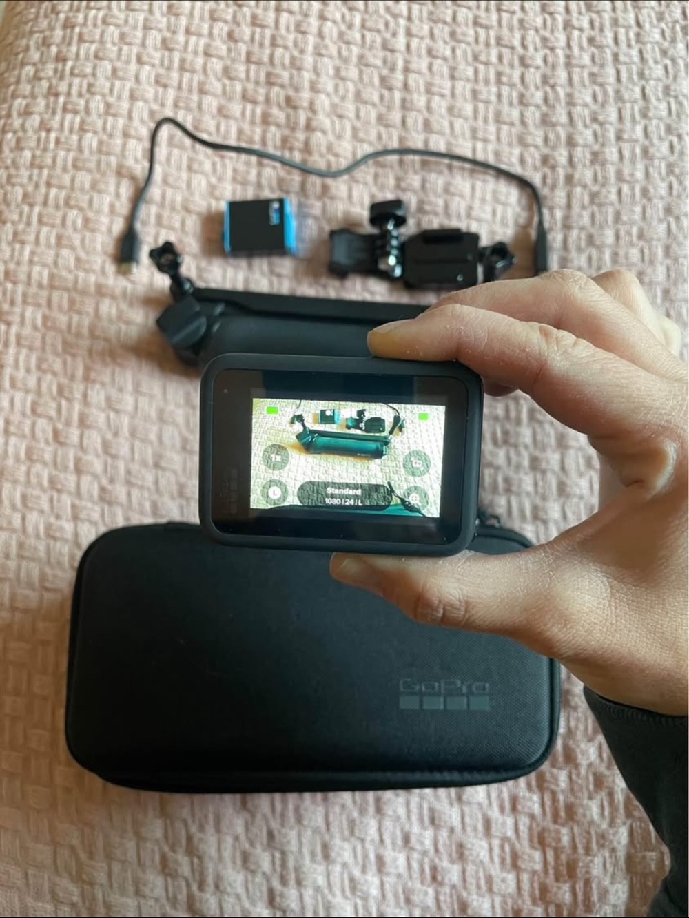 GoPro Hero9 with Case and Accessories